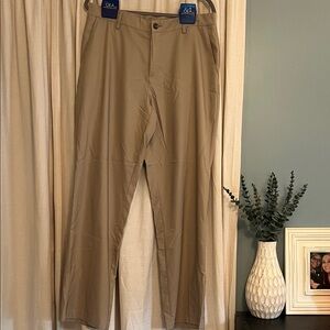 Men’s Khaki Adidas Climalite Golf Pants